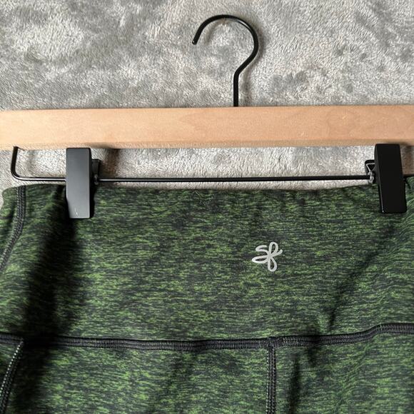 Sweetflexx Side Pockets Resistance Leggings Size 8 Green Black Women’s 4 bands - Picture 7 of 7